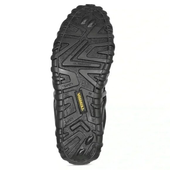 Terra Men's Safety Shoes Spider X Low Cut Athletic Work Black/Silver Size 9.5 - Picture 4 of 16
